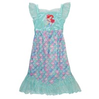 Disney Kids' Fantasy Gown, Little Mermaid, One Color, 6X