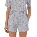  Ladies' 2 Piece Short Set, Gray, X-Small