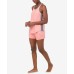  Sleepwear Tank & Shorts Pajama Set, Coral, Small