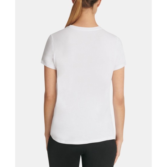  Sport Women’s Logo T-Shirt (White, X-Small)