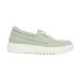 Dr. Scholls Ladies' Platform Boat Shoe, Green, 8.5