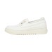 Dr. Scholls Ladies' Platform Boat Shoe, White, 8