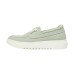 Dr. Scholls Ladies' Platform Boat Shoe, Green, 8.5