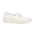 Dr. Scholls Ladies' Platform Boat Shoe, White, 8