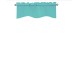  Kendall Blackout Wave 42″ x 18″ Curtain Valance, Turquoise