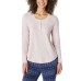  Ladies' 3-Piece Waffle Fleece Pajama Set, Pink, 2X