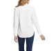  Ladies' Button Up Top, White, XX-Large