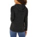 Ladies' Full Zip Jacket, Black, Medium