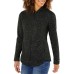  Ladies' Full Zip Jacket, Black, Medium