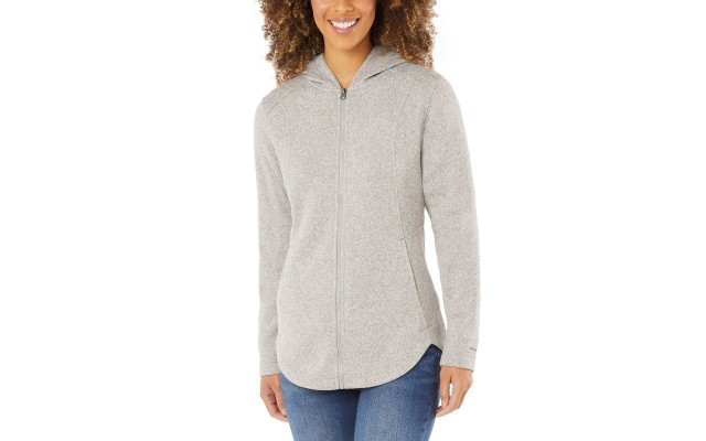  Ladies' Full Zip Jacket, Gray, Large