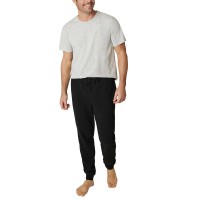 Eddie Bauer Men’s 3-Piece Lounge Set, Black, XX-Large