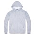  Men’s Full Zip Hoodie, Gray, Medium