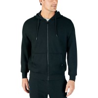 Eddie Bauer Men’s Full Zip Hoodie, Black, XX-Large