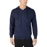 Eddie Bauer Men’s Full Zip Hoodie, Blue, Medium