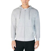 Eddie Bauer Men’s Full Zip Hoodie, Gray, Large