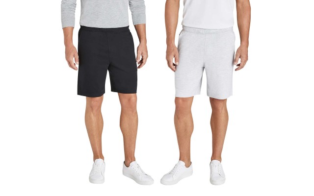  Men’s Short, 2-pack, Black, X-Large