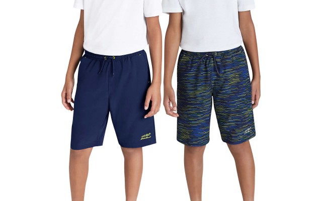  Youth 2-pack Hybrid Short, Green, X-Large (18/20)