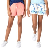 Eddie Bauer Youth 2-pack Shorts, Pink, Medium (10/12)