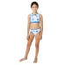  Youth 4-piece Swim Set, Blue, Small (7/8)
