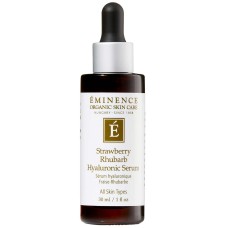 Eminence Organic Skin Care Strawberry Rhubarb Hyaluronic Serum, 1.0 fl oz