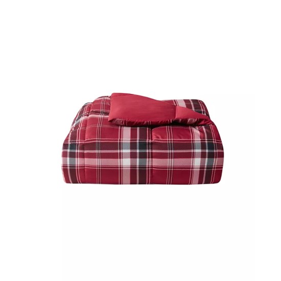 Essentials by  Reversible Plaid,  King, Red