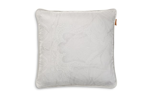 Etro Gatsby Piped Decorative Pillow, 18 x 18, Ivory