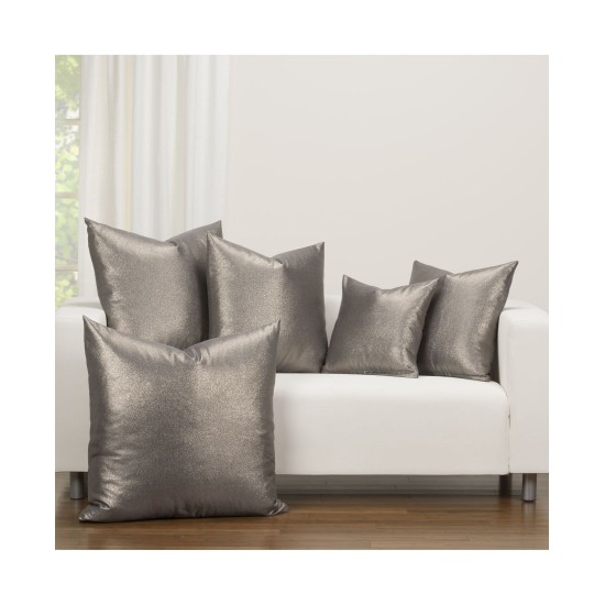  Rendezvous Decorative Pillow, 22″ x 22″, Gray
