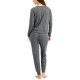 Matching Women’s Better Together Pajama Set, Gray, Medium