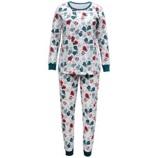 Family Pajamas Matching Women’s Mittens Pajama Set, Multi, Small