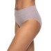  Ladies' Cotton Stretch Hipster, 5-pack, Purple, Small