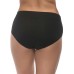  Ladies' Cotton Stretch Hipster, 5-pack, Black, XX-Large