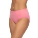  Ladies' Cotton Stretch Hipster, 5-pack, Pink, Small
