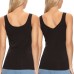  Ladies' Reversible Tank, 4-pack, Black, Small