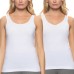  Ladies' Reversible Tank, 4-pack, Black, X-Large