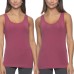  Ladies' Reversible Tank, 4-pack, Purple, Small