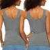  Ladies' Reversible Tank, 4-pack, Black, Small
