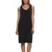  Ladies' Sleep Dress, 2-pack, Black, Medium