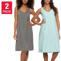 Felina Ladies' Sleep Dress, 2-pack, Gray, X-Large