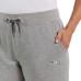  Ladies' French Terry Jogger, Gray, Large