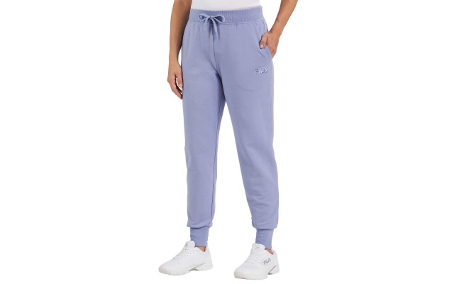  Ladies' French Terry Jogger, Purple, Large