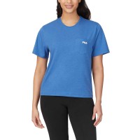 FILA Ladies' Short Sleeve Tee, Blue, Medium