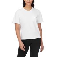 FILA Ladies' Short Sleeve Tee, White, Small