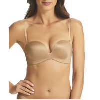 Fine Lines Women’s Refined Wireless Strapless Convertible Bra, Nude, 36D