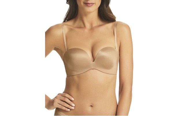  Women’s Refined Wireless Strapless Convertible Bra, Nude, 36D