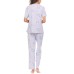  Ladies' 2-piece PJ Set, Purple, X-Small