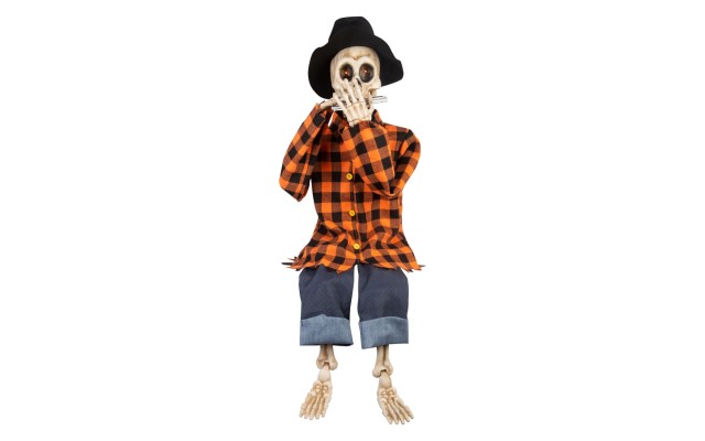   Berkley Jensen Animated Skeleton with Harmonica