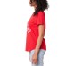  Ladies' Americana Tee, Red, Large