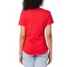  Ladies' Americana Tee, Red, Large
