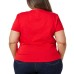  Ladies' Americana Tee, Red, Large