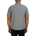  Men's Short Sleeve Woven Shirt, Gray, Medium